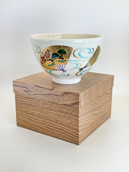 TC66 - Kyō-yaki Chawan Matcha Bowl 京焼