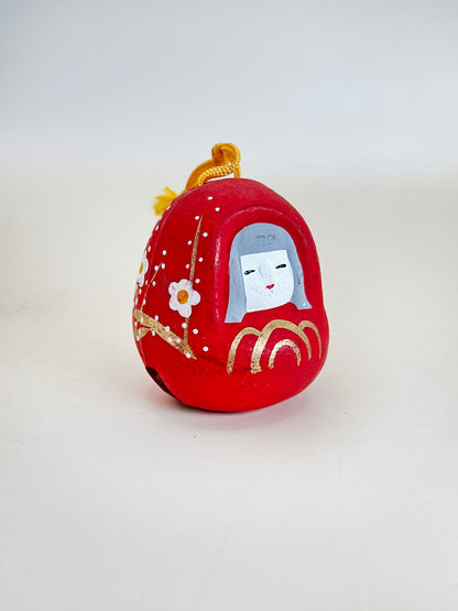 CB174 - Dorei Clay Bell of Hime-daruma 姫だるま