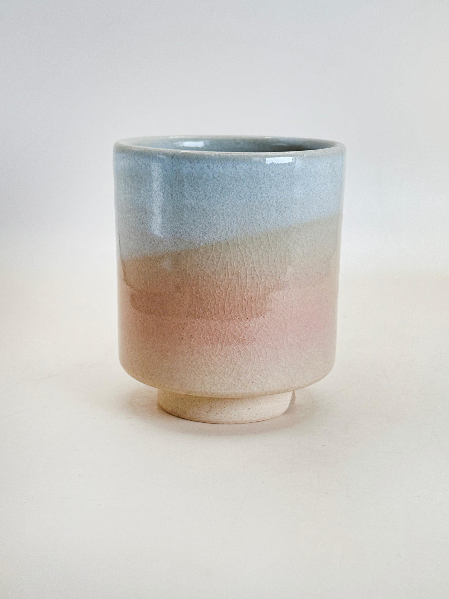 TB174 - Japon Hagi-yaki yunomi / tasse à thé 萩焼
