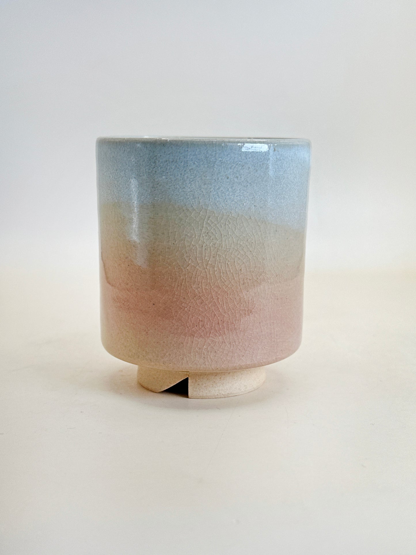 TB174 - Japon Hagi-yaki yunomi / tasse à thé 萩焼