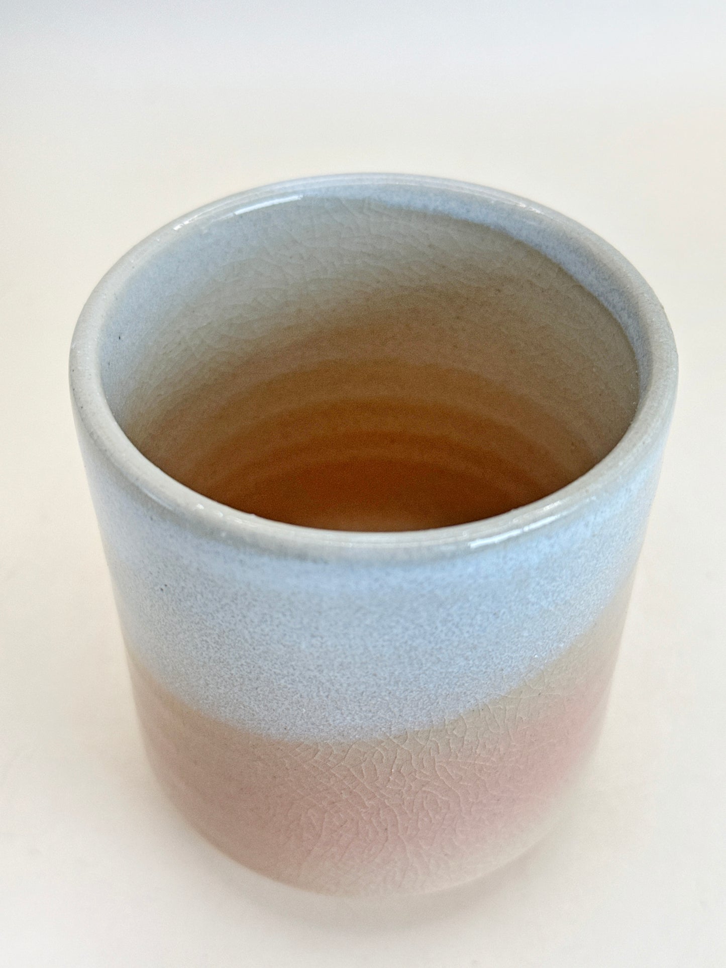TB174 - Japon Hagi-yaki yunomi / tasse à thé 萩焼