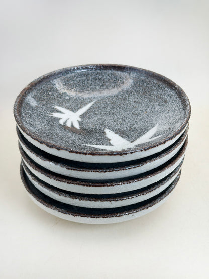 TB287 - Lot de petites assiettes Mino-yaki 美濃焼