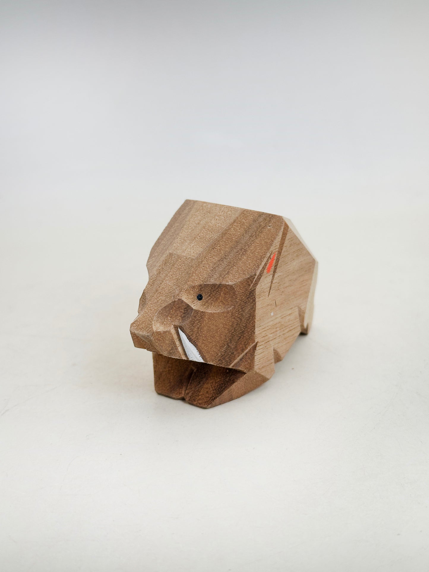 FT452 - Sculpture en bois du sanglier du zodiaque Atsuta Jingū 熱田神宮