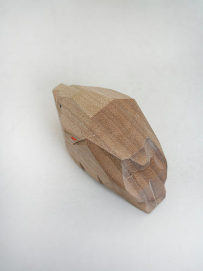 FT452 - Sculpture en bois du sanglier du zodiaque Atsuta Jingū 熱田神宮