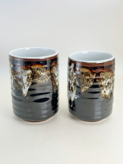 TB177 - Ensemble tasse à thé de Hagi Castle Town 萩城城下町