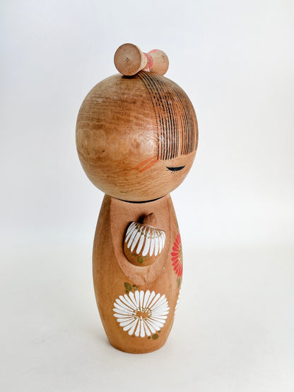 K20124 - Sosaku Kokeshi par Aoki Ryoka 青木蓼華