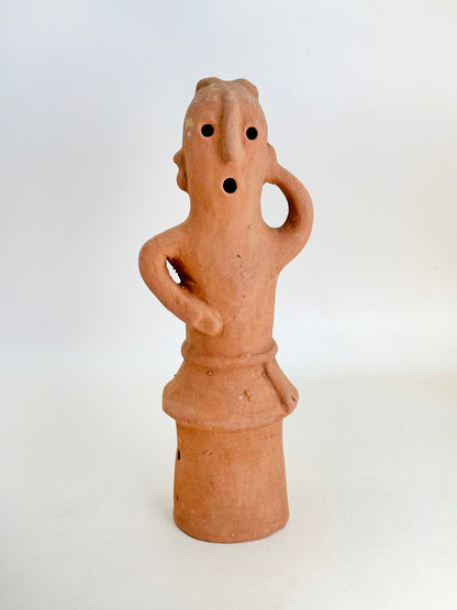 K18138 - Folk Crafts Haniwa Sculpture 踊る人