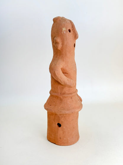 K18138 - Folk Crafts Haniwa Sculpture 踊る人