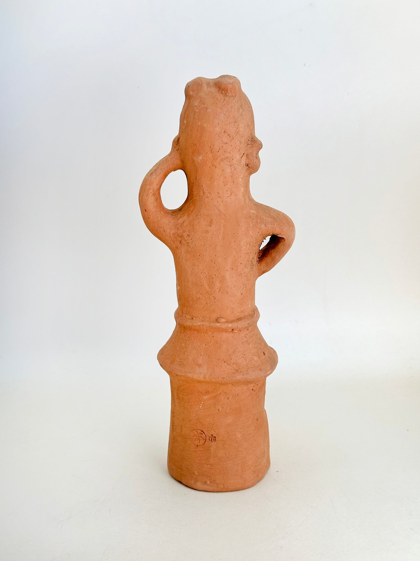 K18138 - Folk Crafts Haniwa Sculpture 踊る人