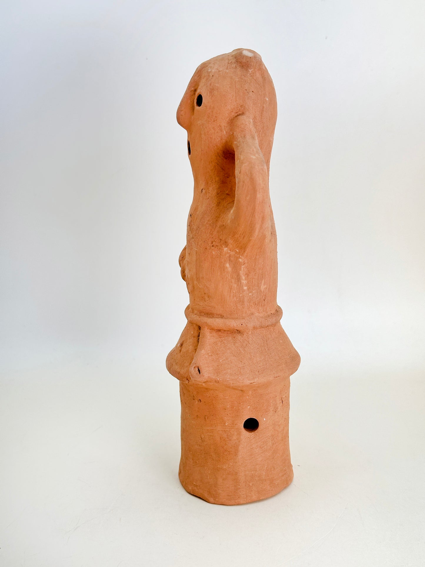 K18138 - Folk Crafts Haniwa Sculpture 踊る人