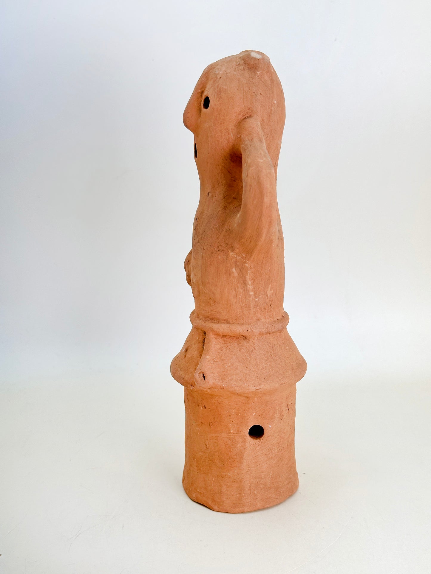 K18138 - Folk Crafts Haniwa Sculpture 踊る人