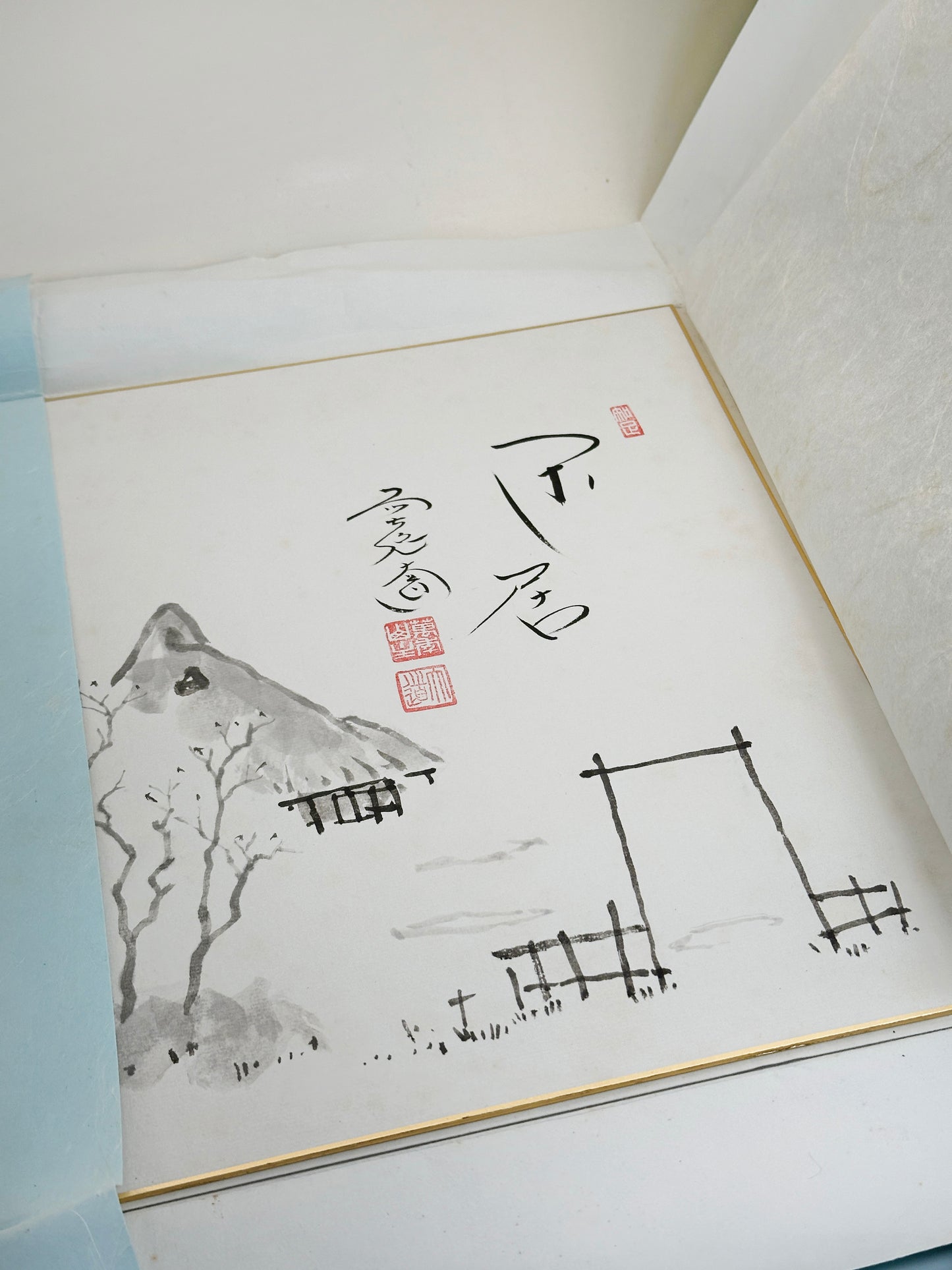 SHP308 - Shikishi artwork from Daitoku-ji 大徳寺