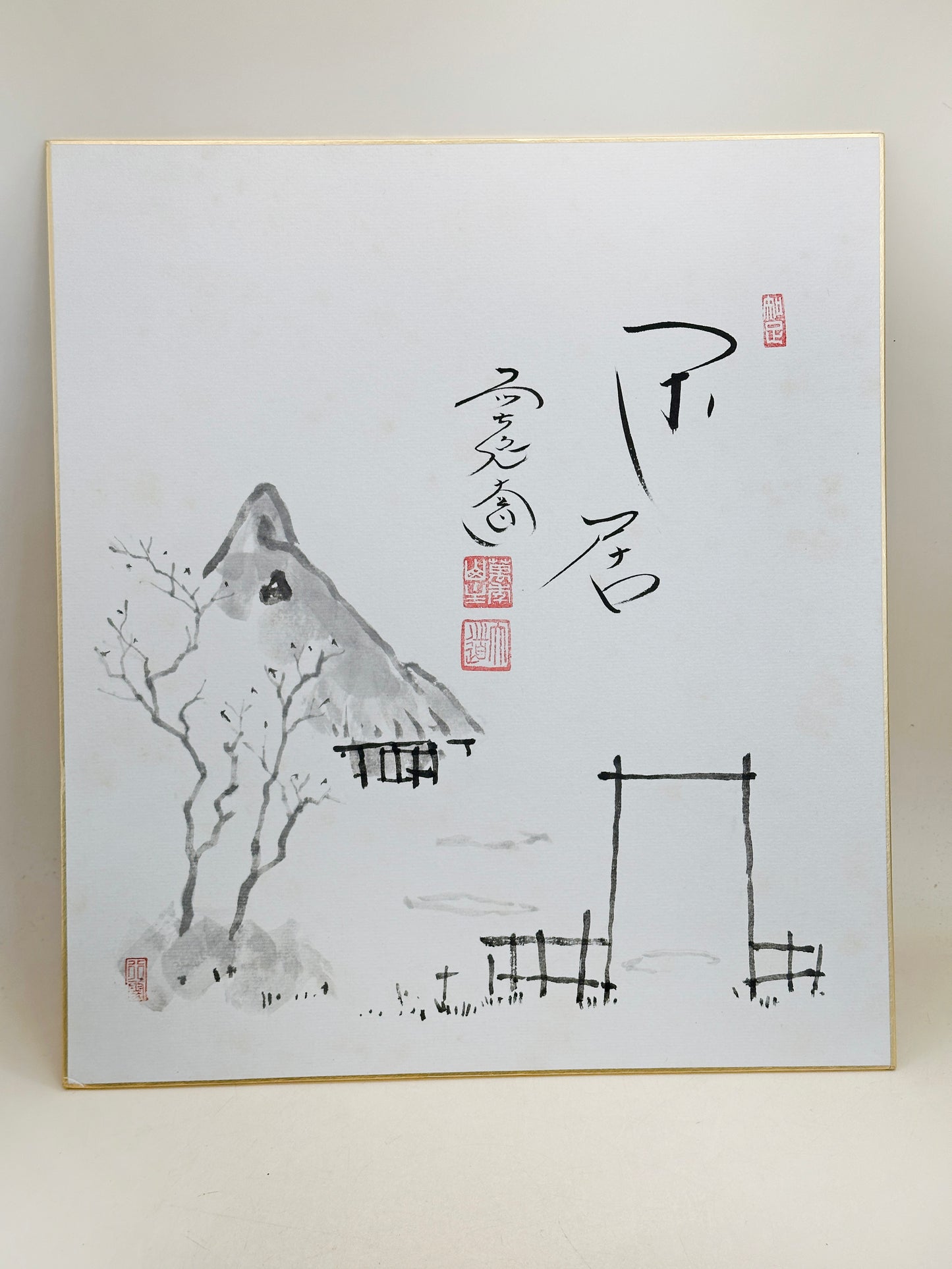 SHP308 - Shikishi artwork from Daitoku-ji 大徳寺