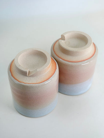 TB179 - Ensemble de tasses à thé Hagi-yaki par Tenpōzan 萩焼
