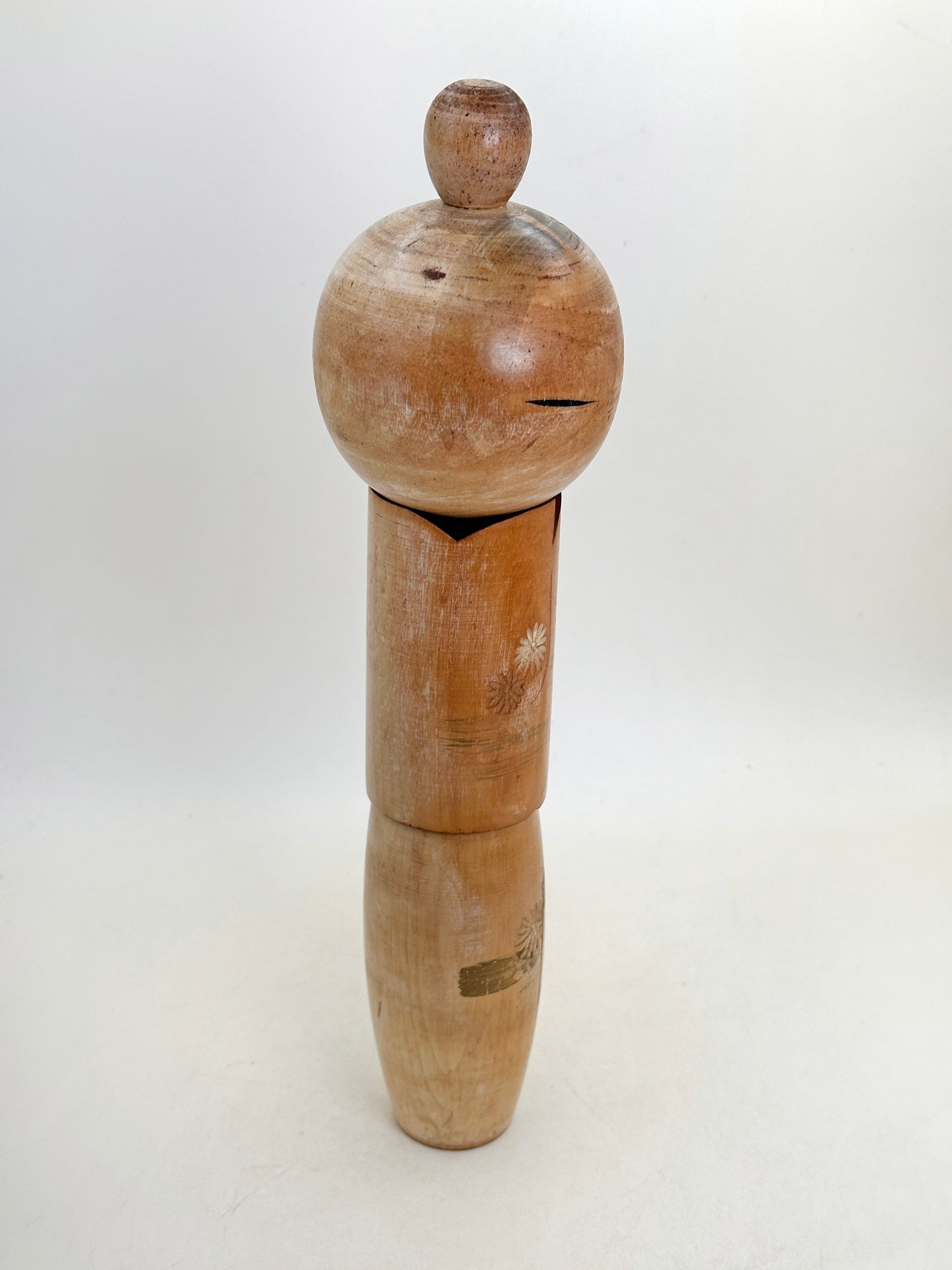 K25176 - Sōsaku Kokeshi par Kishi Sadao 岸貞男