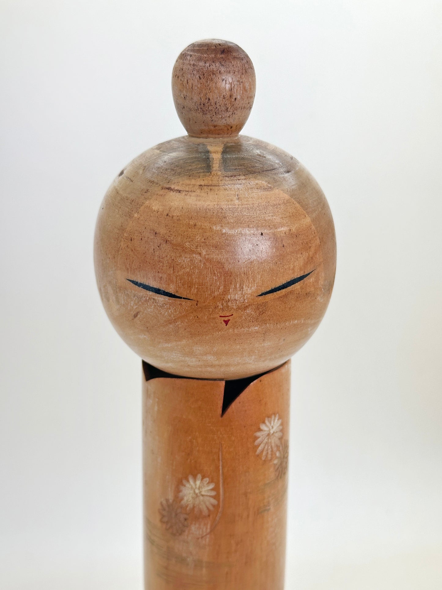 K25176 - Sōsaku Kokeshi par Kishi Sadao 岸貞男