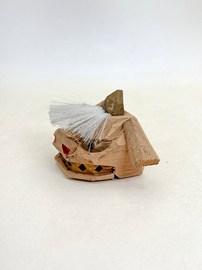 FT460 - Japon Artisanat vintage Kaga Shishigashira 加賀 獅子頭