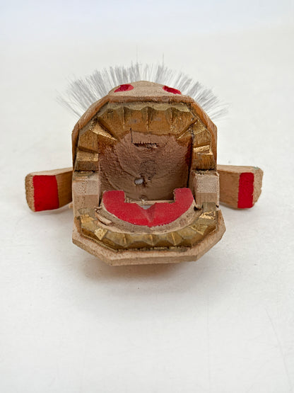 FT460 - Japon Artisanat vintage Kaga Shishigashira 加賀 獅子頭