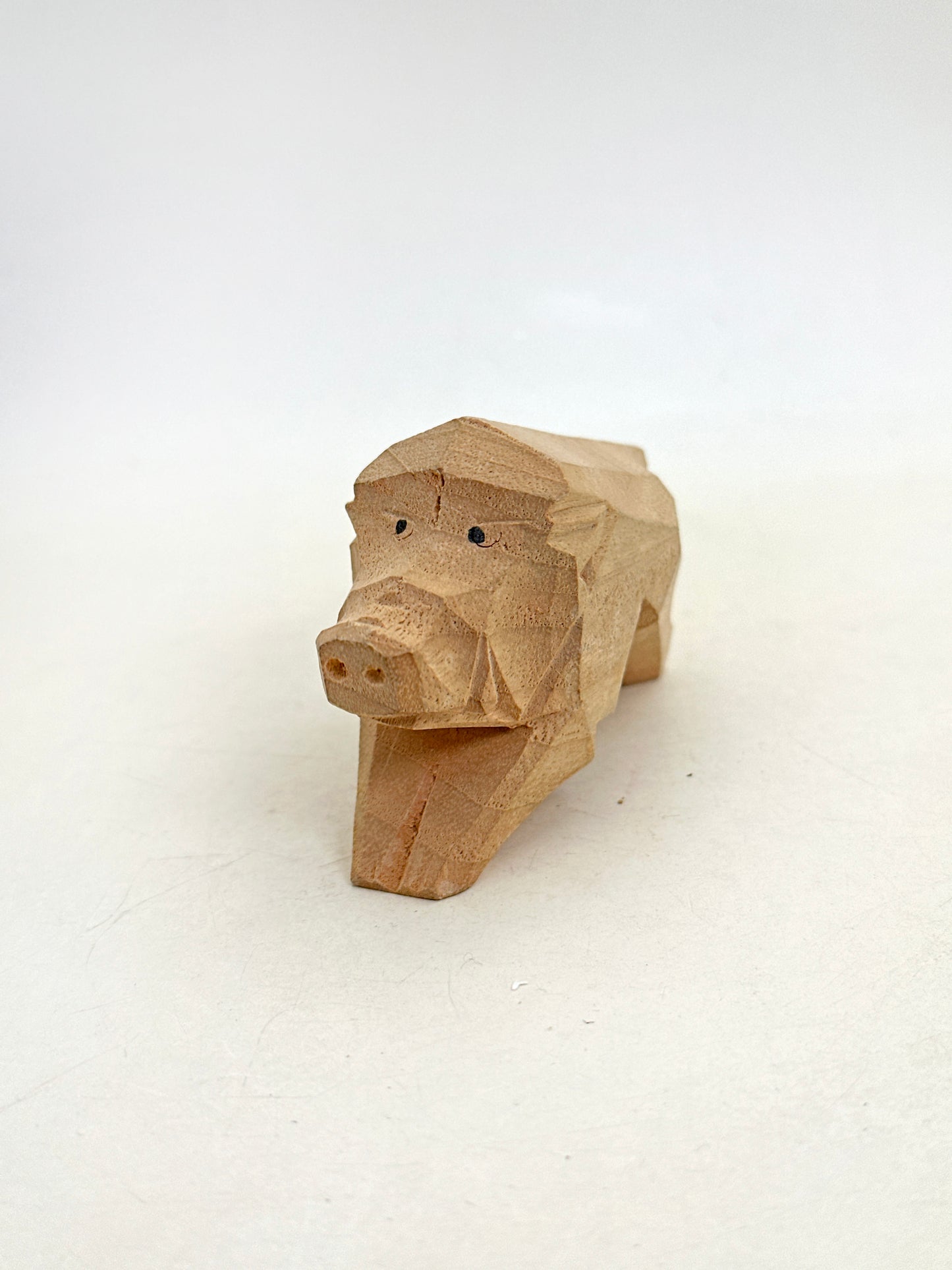 FT461 - Sculpture sur bois zodiaque Sanglier Atsuta Jingū 熱田神宮