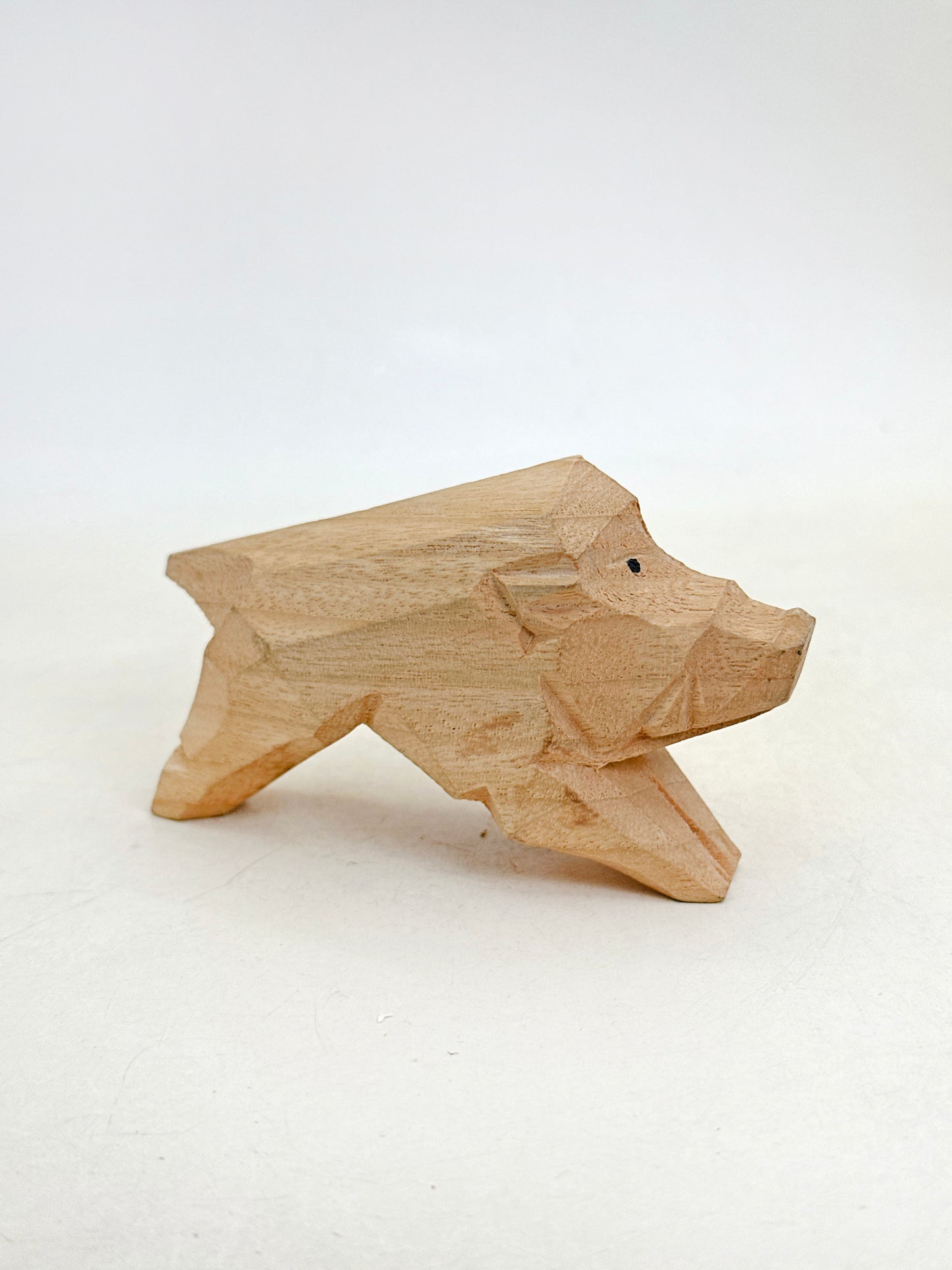 FT461 - Sculpture sur bois zodiaque Sanglier Atsuta Jingū 熱田神宮