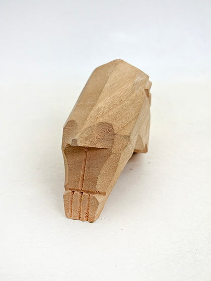 FT461 - Sculpture sur bois zodiaque Sanglier Atsuta Jingū 熱田神宮