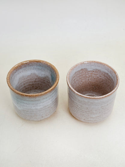 TB293 - Tasses à thé Yunomi Hagi-yaki par Tsubaki Shūen 椿秀窯