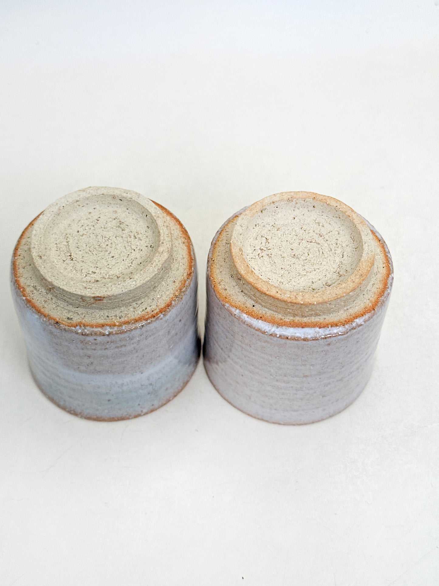 TB293 - Tasses à thé Yunomi Hagi-yaki par Tsubaki Shūen 椿秀窯