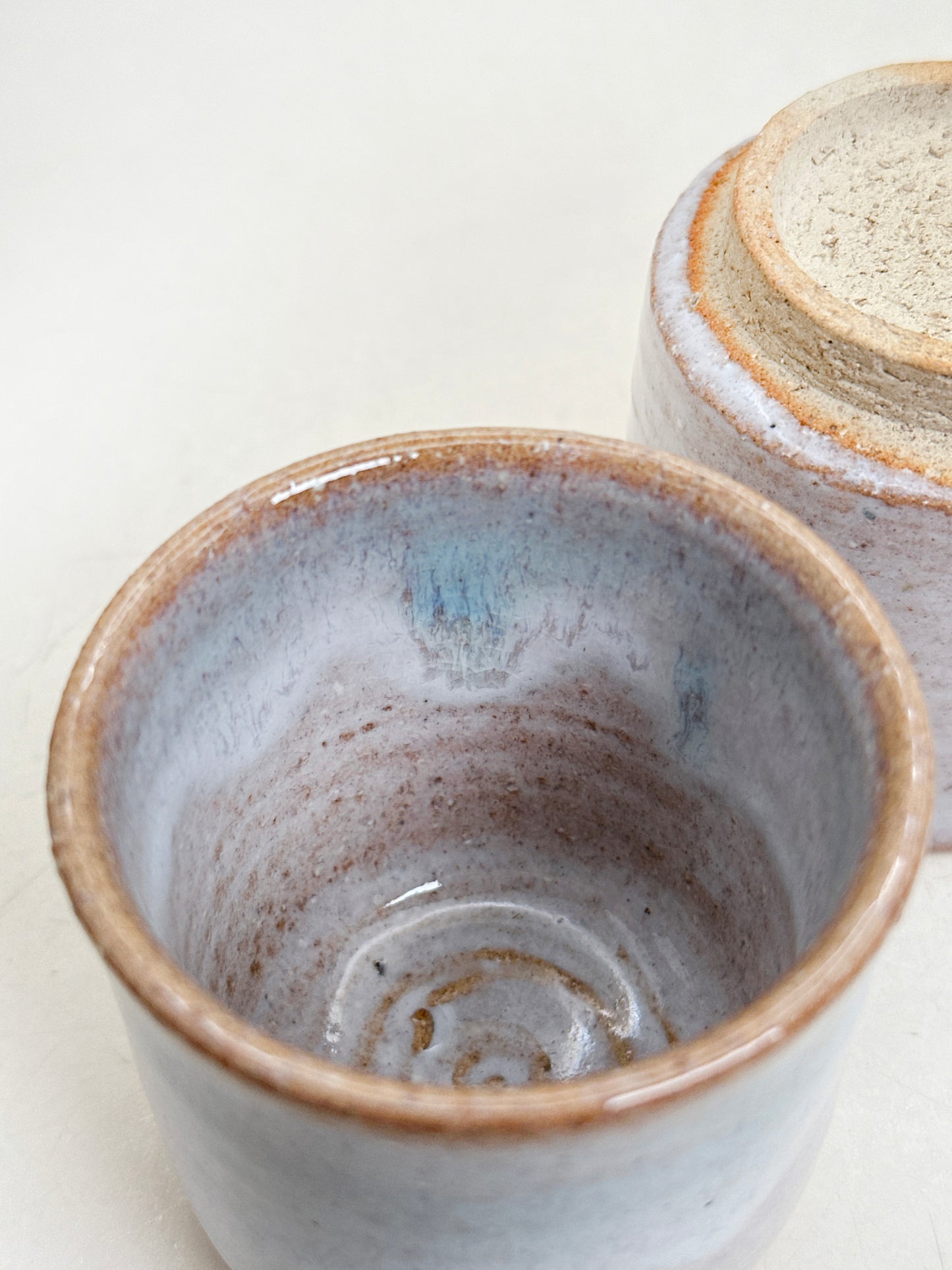 TB293 - Tasses à thé Yunomi Hagi-yaki par Tsubaki Shūen 椿秀窯