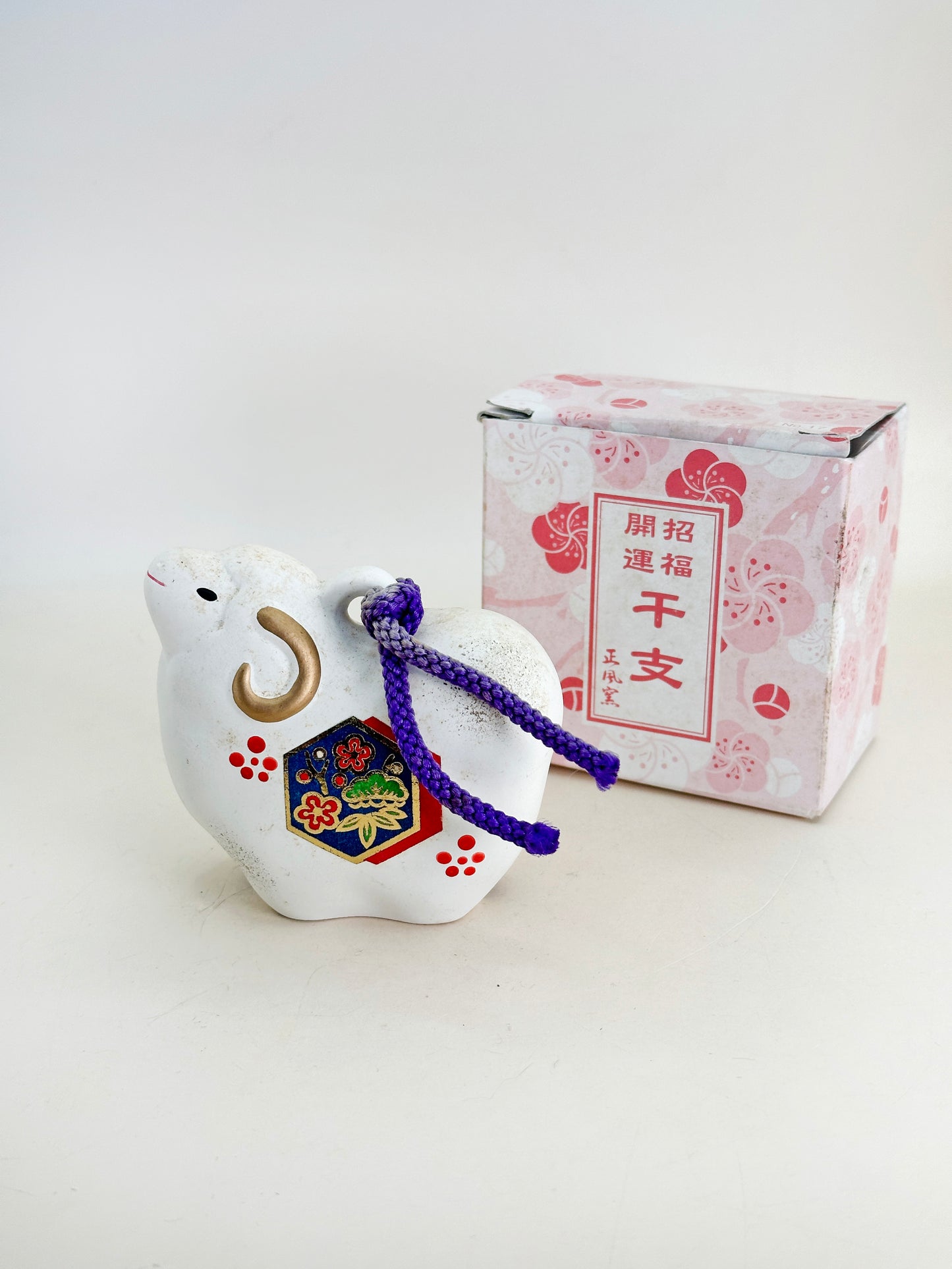 CB187 - Clochette en argile Dorei mouton de Shōfūgama 正風窯