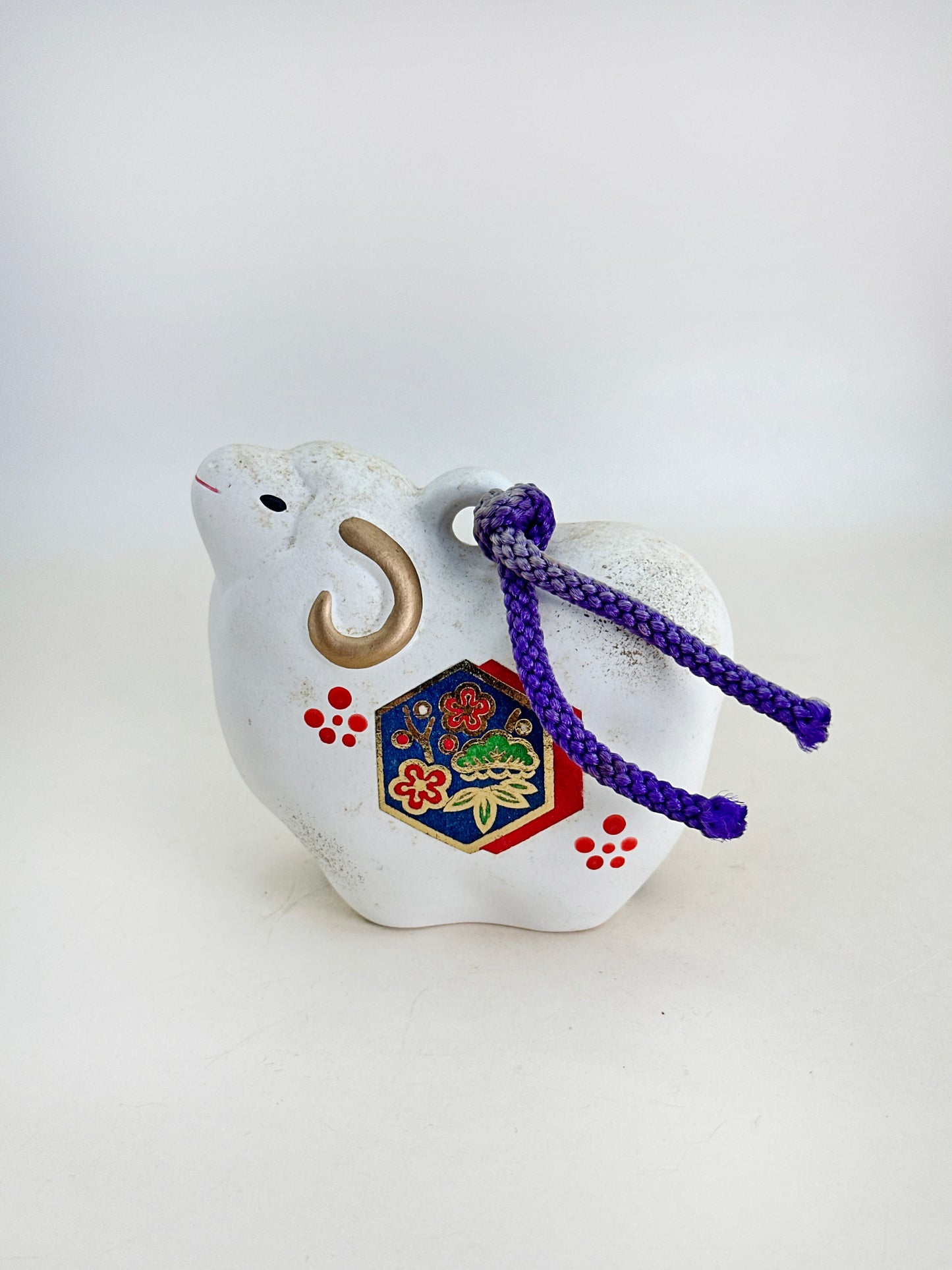 CB187 - Clochette en argile Dorei mouton de Shōfūgama 正風窯