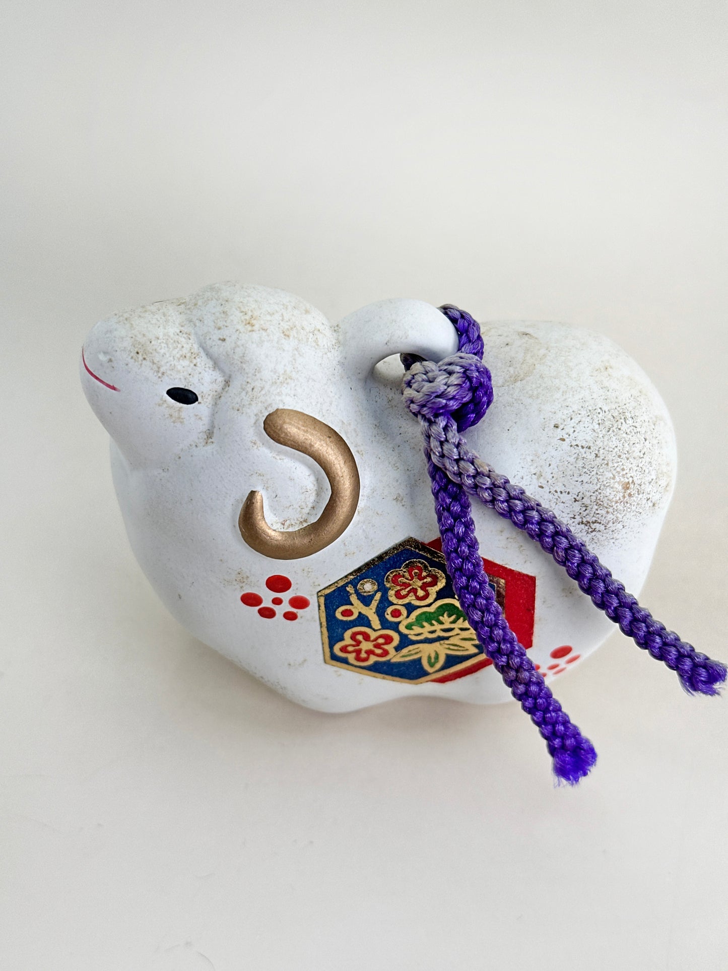 CB187 - Clochette en argile Dorei mouton de Shōfūgama 正風窯