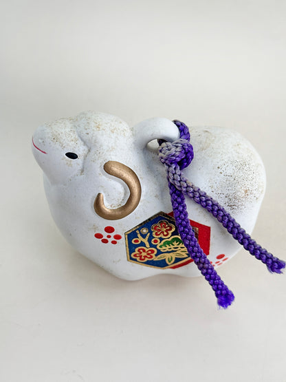 CB187 - Clochette en argile Dorei mouton de Shōfūgama 正風窯