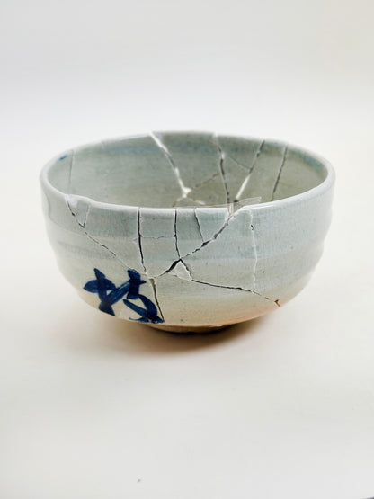 TC105 - Kintsugi  Hagi-yaki Chawan Matcha Bowl 萩焼
