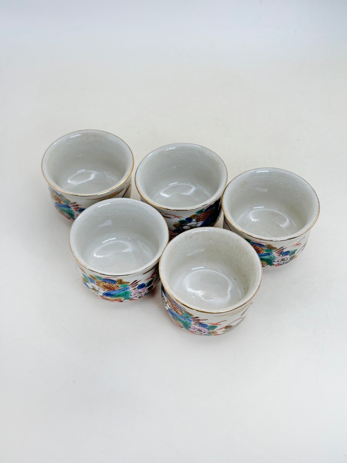 TB297 - Service à tasses Kutani-yaki 九谷焼
