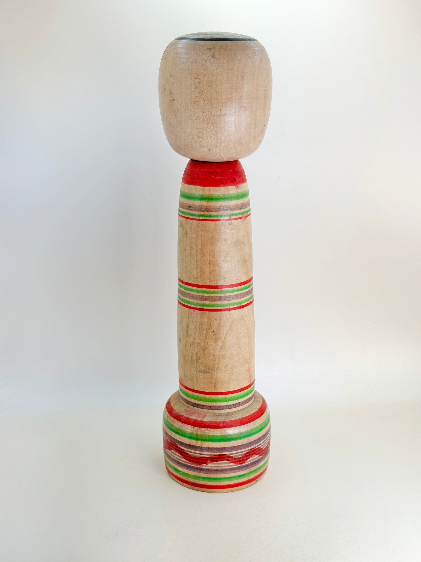 K30028 - RARE Tsuchiyu Kokeshi by Shinichi Abe 阿部新一