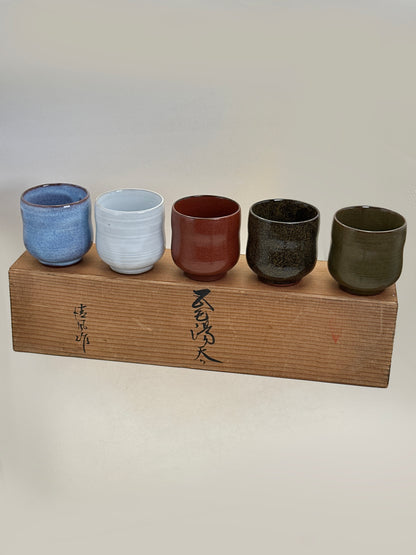 TB298 - Mino-yaki yunomi tea cups set 美濃焼