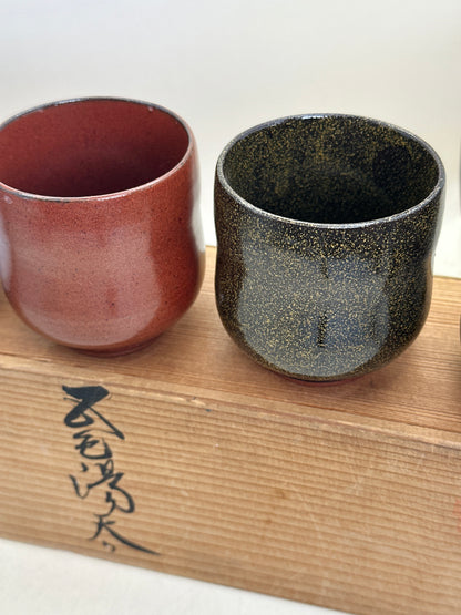 TB298 - Mino-yaki yunomi tea cups set 美濃焼