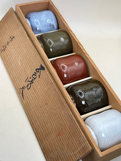 TB298 - Mino-yaki yunomi tea cups set 美濃焼