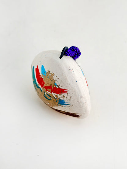 CB192 - Handmade Dorei Clay Bell of Clam 蛤