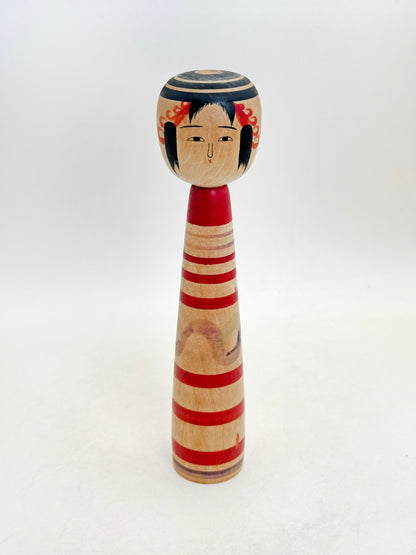 K18159 - Traditional Tsuchiyu Kokeshi by Kazue Abe 阿部計英