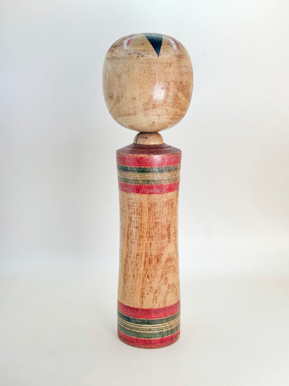 K25127 - Sosaku Shingata kokeshi by Atsumi Katsufusa 熱海勝房