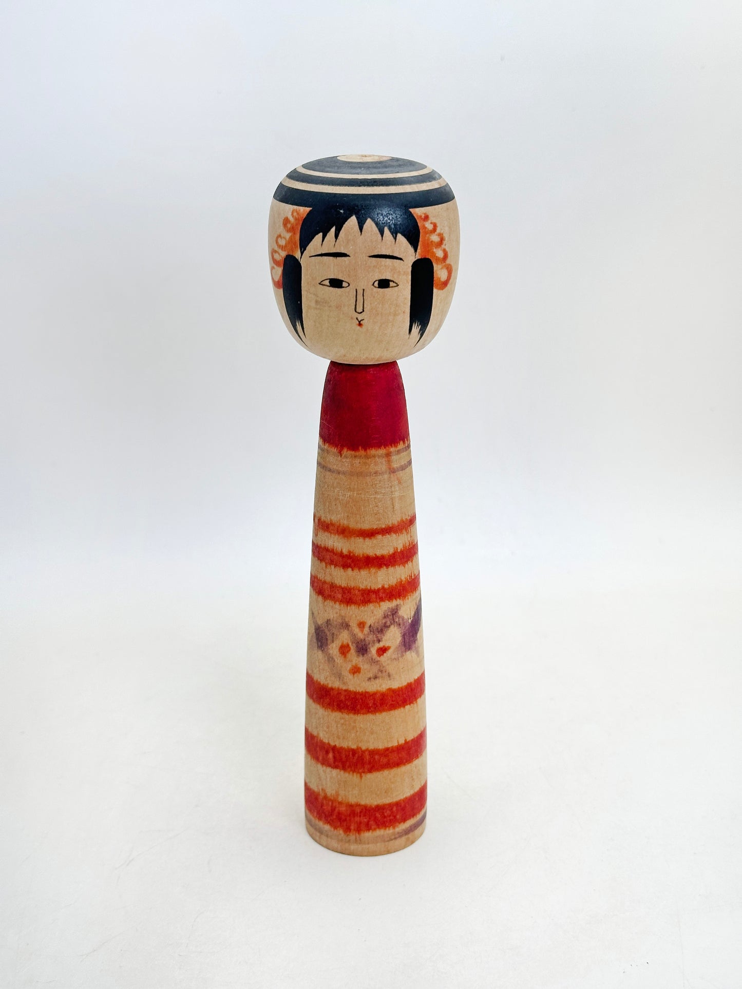 K18158 - Traditional Tsuchiyu Kokeshi by Kazue Abe 阿部計英