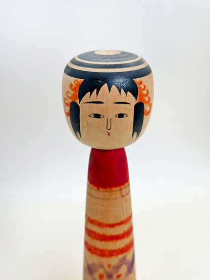 K18158 - Traditional Tsuchiyu Kokeshi by Kazue Abe 阿部計英