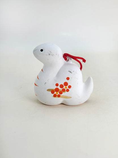 CB197 - Clay bell Dorei Snake of Yakushigama 薬師窯