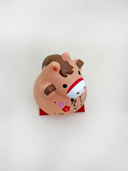 FT477 - Horse zodiac tumbler figurine by Yakushigama 薬師窯