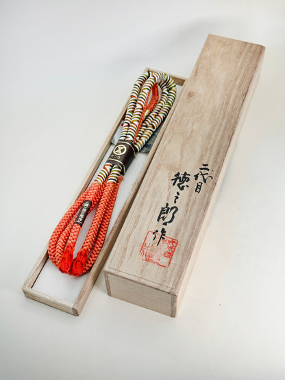FA12 - Obijime en kumihimo Iga traditionnel 伊賀組紐