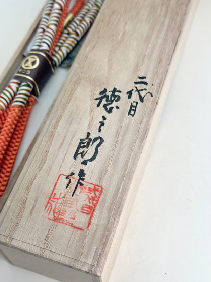 FA12 - Obijime en kumihimo Iga traditionnel 伊賀組紐