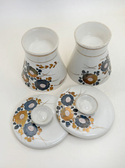 TB301 -  Kutani-yaki lidded bowl set 九谷焼