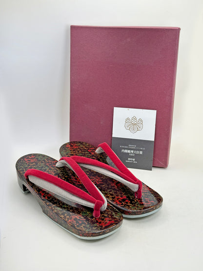 FA30 - Tsugaru-nuri geta sandals 津軽塗 - EU36