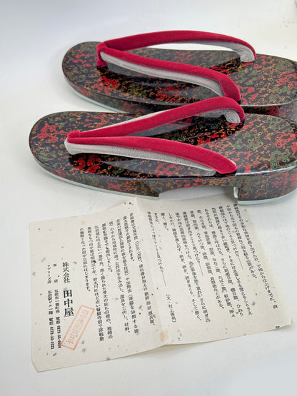FA30 - Tsugaru-nuri geta sandals 津軽塗 - EU36